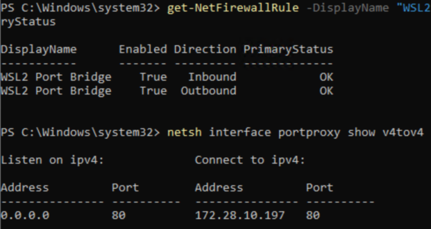 Command prompt screenshot